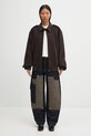 MM6 Maison Margiela kurtka wełniana brązowy S62AN0169.M35635.002F