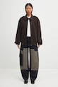 Вовняна куртка MM6 Maison Margiela коричневий S62AN0169.M35635.002F