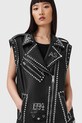 AllSaints bezrękawnik skórzany BILLIE W051LC czarny AW25