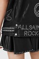 AllSaints bezrękawnik skórzany BILLIE W051LC czarny