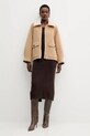 Шерстяная куртка Marella 2523086011200 бежевый AW25