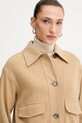 Marella jachetă din amestec de lână Emme by Marella maro 2525906081200