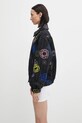 Kenzo kurtka wełniana Futura Bomber FF62BL2409GM czarny AW25