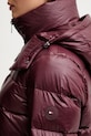 Páperová bunda Tommy Hilfiger WW0WW47356 burgundské