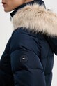 Páperová bunda Tommy Hilfiger WW0WW47540 tmavomodrá