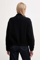 Îmbrăcăminte Tommy Hilfiger jachetă din amestec de lână WW0WW45724 negru