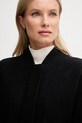 Tommy Hilfiger jachetă din amestec de lână negru WW0WW45724