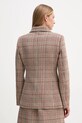 Odzież Tommy Hilfiger płaszcz z domieszką wełny WW0WW46656 brązowy