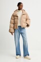 Calvin Klein kurtka puchowa LV044D525G beżowy AW25