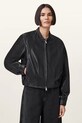 AllSaints kurtka skórzana MARTINA W008LD czarny AW25