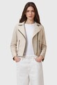 AllSaints ramoneska skórzana DALBY nieocieplane beżowy W087LB