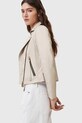 AllSaints ramoneska skórzana DALBY W087LB beżowy