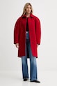 Filippa K haină cu lână 31614.FK rosu AW25