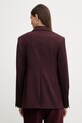 Odzież Filippa K marynarka z dodatkiem wełny 31825.FK bordowy