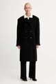 Пальто з додаванням вовни Filippa K 31972.FK чорний AW25
