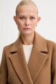 Filippa K płaszcz z dodatkiem wełny 30862.FK brązowy
