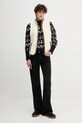 Barbour kamizelka polarowa BURFORD LFL0055 beżowy AW25