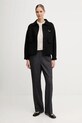 Vlněná bunda Barbour LEONIE LOS0077 černá AW25