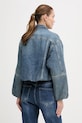 Abbigliamento Calvin Klein Jeans giacca di jeans in cotone LV047D725G blu