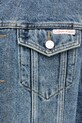 Calvin Klein Jeans kurtka jeansowa bawełniana LV047D725G niebieski