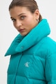 Calvin Klein Jeans kurtka puchowa turkusowy LV044D521G