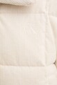 Manšestrová péřová bunda Calvin Klein Jeans LV044D527G béžová