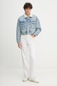 Calvin Klein Jeans kurtka jeansowa LV047D736G niebieski AW25