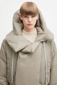 Rick Owens DRKSHDW kurtka Cropped Alice Parka DS02E7731.NP beżowy