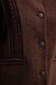 Hoss Intropia kurtka wełniana 5432678 brązowy
