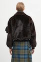 Odzież Coperni kurtka Faux Fur Bomber COPBL33F9015 brązowy