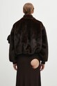 Odzież Coperni kurtka Faux Fur Bomber COPBL33F9015 brązowy