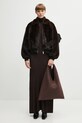 Coperni kurtka Faux Fur Bomber COPBL33F9015