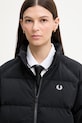 Fred Perry kurtka puchowa damska czarny J1118