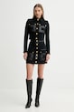 Bunda Elisabetta Franchi GI15957E2 čierna AW25