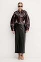 Μπουφάν Elisabetta Franchi GB00458E2 μπορντό AW25