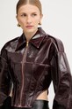 Μπουφάν Elisabetta Franchi μπορντό GB00458E2
