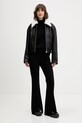 HUGO kurtka skórzana 50547184 czarny AW25