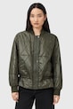 AllSaints kurtka bomber ALII bez kaptura zielony W051OD