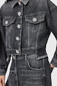 Odzież AllSaints kurtka jeansowa BETH W033OD czarny