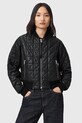 Кожаная куртка AllSaints CARLY с подкладкой чёрный W013LD