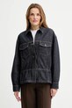 AllSaints giacca di jeans in cotone DENBY denim blu navy W100PD