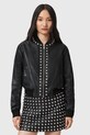 Oblečení Kožená bunda AllSaints ORTEN W032LD černá