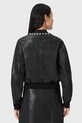 Kožená bunda AllSaints ORTEN černá W032LD