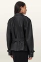 AllSaints trench in pelle REED nero W035LD