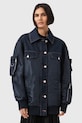 AllSaints kurtka bomber VERITY nieocieplane granatowy W024OD