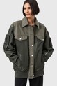 Μπουφάν bomber AllSaints VERITY W024OD πράσινο