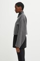 Sportmax geacă de lână VACUO 2522086022600 gri AW25