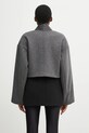 Îmbrăcăminte Sportmax geacă de lână VACUO 2522086022600 gri