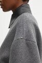 Sportmax geacă de lână VACUO 2522086022600 gri