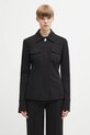 Sportmax kurtka koszulowa WELLS bez kaptura czarny 2522916011600